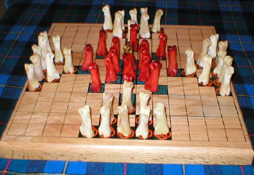 Bone tafl set